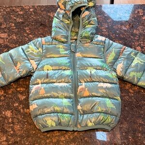 Kids' Dinosaur Puffer Jacket